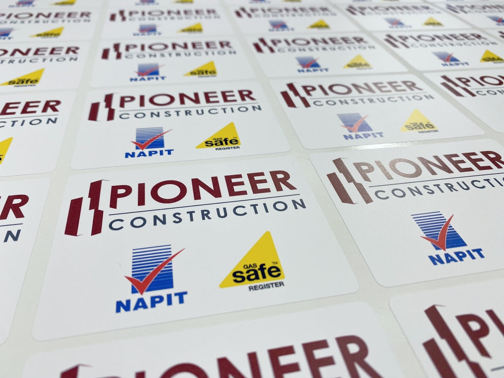 Professional business logo stickers for packaging and promotion