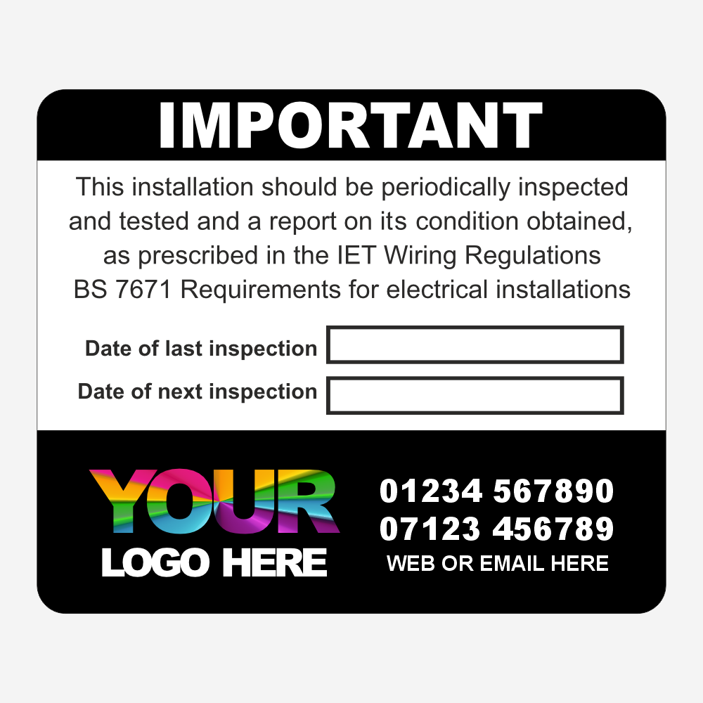 Periodic Inspection Labels – Design Online