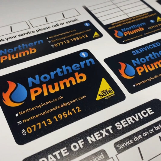 Custom Plumbers Mixed Sticker Bundle – Waterproof & Durable