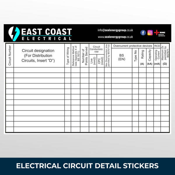 Electrical Circuit Detail Stickers – Storefront Graphics