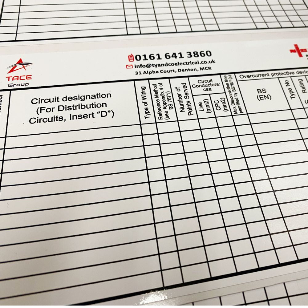 circuit details labels for electricians