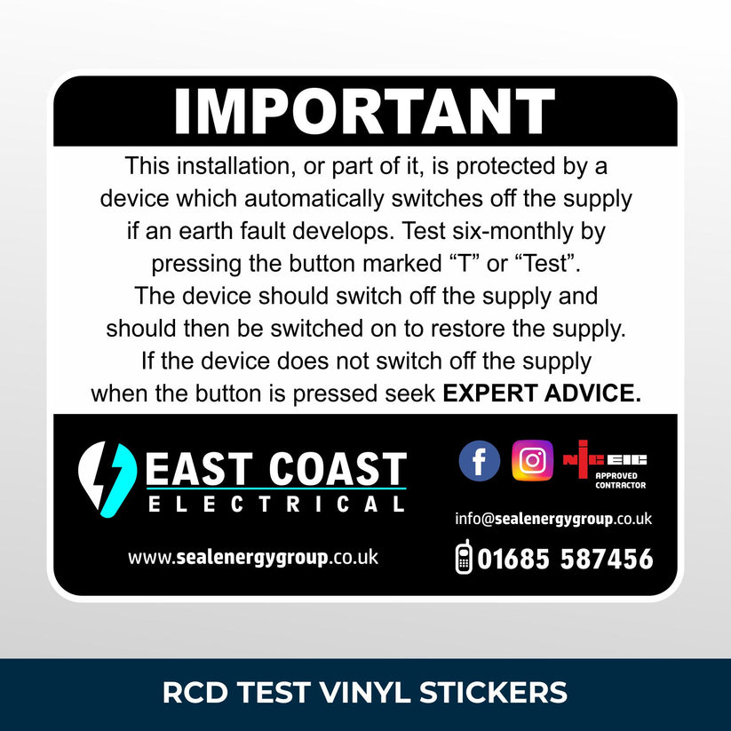 Stickers On R Test RCD Test Stickers – Storefront Graphics